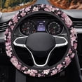 thumbnail image 2 of Uorisanigo Cherry 15 Inch Car Steering Wheel Cover for Winter Stylish Car Wheel Cover for Women Easy to Install Car Steering Wheel Protector for SUV Vehicle Sedan Car Decor Gift for Birthday, 2 of 8