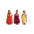 thumbnail image 3 of LMLYSoH Women's Tube Top Mini Dress Summer Fashionable Strapless Sleeveless Sweetheart Neck Dress with Scarf, 3 of 9
