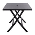 thumbnail image 5 of SAFAVIEH Outdoor Collection Akita Folding Table Black, 5 of 13