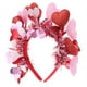 thumbnail image 1 of KAKOWELY 10 diademas de corazón con purpurina para San Valentín, accesorios para el pelo de Cupido para bodas, fiestas de cumpleaños, fiestas individuales, color rojo y rosa., 1 of 4