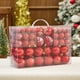 thumbnail image 4 of Adornos de bolas de Navidad, juego de 100 adornos para árbol de Navidad con cuerda para colgar, decoración navideña colgante para fiestas navideñas en casa, 4 of 5
