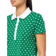 thumbnail image 3 of Polo Tommy Hilfiger Abundant para mujer, color verde/blanco, talla L, 3 of 3