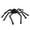 Black, variant on Kiddiway Multicolor Halloween Plush Spider - 20-Inch Soft Decoration Prop for Party, Stuffed Animal - Halloween Decorations, Cute Halloween Decor,Green