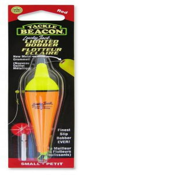 Rod-N-Bobb's Lucky Jack Glow Bobber Sm Red - LJSR