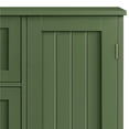 thumbnail image 4 of Yaheetech Modern Wooden Bathroom Storage Cabinet with 4 Drawers and Cupboard, Green, 4 of 7