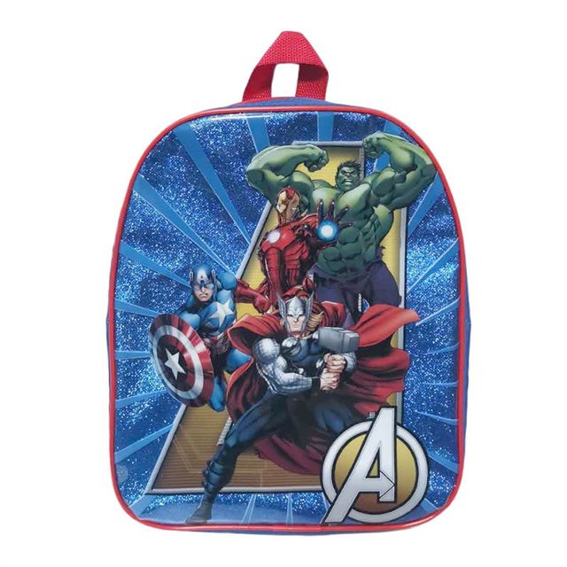 Nueva mochila de lentejuelas de Los Vengadores de Disney, Spider-Man, mochila de lentejuelas de dibujos animados para niños, mochila escolar para guardería, regalos