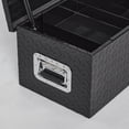 thumbnail image 6 of 30 Inch Aluminum Truck Tool Box, Truck Bed Tool Box with Sliding Shelf, Diamond Plate ToolBox with Side Handle,Lock and 2 Keys, Tool Storage Box for Truck, Trailer, Pickup, 6 of 8