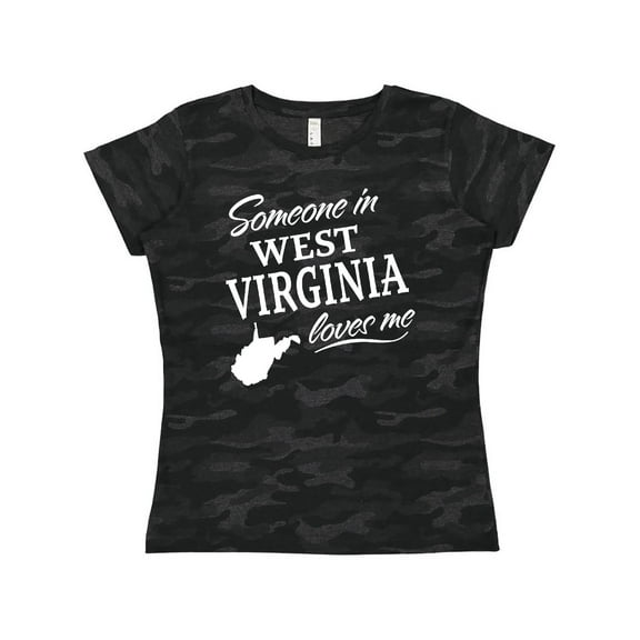 Inktastic Someone in West Virginia Loves Me Women's T-Shirt