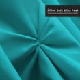 thumbnail image 5 of Nestl 14" Tailored Pinch Pleated Bed Skirt - Hotel Luxury Double Brushed Microfiber Pintuck Decorative Dust Ruffle, Full, Teal, 5 of 9