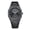 Black and Black, variant on Men's watch with personalized dial, luminous, fashionable men's wristwatch, waterproof, trendy business watch