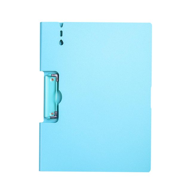 Carpetas de archivos Tablero para carpetas A4 Papelería Bloc de notas Accesorios Impermeable Mate Verde horizontal