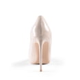 thumbnail image 3 of Zhabtuc Women Sexy High Heels Pointed Toe Stiletto Heels Closed toe Pumps Slip On Heels Prom Shoes Nude Size 7, 3 of 7