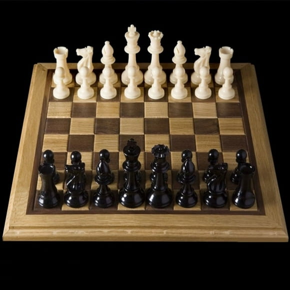 Virtual Warehouse 16 White Chess Pieces, 16 Black Plastic Chess Pieces No Color King 77MM& Only Chess Pieces Are Sold