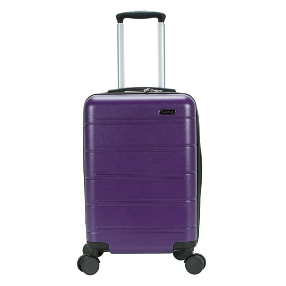 Rockland Tahoe Carry On Suitcase-Color:Purple