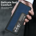 thumbnail image 5 of K-Lion for Samsung Galaxy Z Fold 3 5G Full Dual Protection Case, Built-in Screen Protector Hidden Magnetic Kickstand Camera Lens Protection Shockproof Case for ZFold 3 7.6 inch, Royalblue, 5 of 8