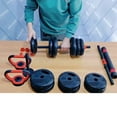 thumbnail image 2 of Dumbbell Extension Bar 40cm Arm Strength Training Barbell Build Joiner Coupler Linker Neck Pad Extension Rod Extender, 2 of 6