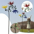 thumbnail image 2 of Wind Spinners Large Metal Outdoor Windmill Garden Spinner Yard Spinners Kinetic Lawn Art Patio Wind Spinners Garden Decor, 2 of 7