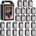 thumbnail image 1 of 24 bolsas de regalo de papel kraft de 9,8 x 7 x 5,1 pulgadas con ventanas transparentes., 1 of 9