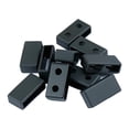 thumbnail image 4 of 10 Pcs Boucles en Caoutchouc Cuir Noir Silic Remplacement Bandes en Résine Support Support Support pour BA100 GA100 Support - 2mm, 4 of 5