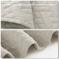 thumbnail image 6 of Exclusivo Mezcla 2-Piece Twin Size Quilt Set with Pillow sham, Basket Quilted Bedspread/Coverlet/Bed Cover(68x88 Inches, Bone) -Soft, Lightweight and Reversible, 6 of 7