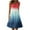 6 Red, variant on Summer Dresses for Women Sleeveless U-Neck Solid Color/Gradient Color Flowy Tshirt Tank Sundresses Beach Boho Ruffled Knee-Length Dress