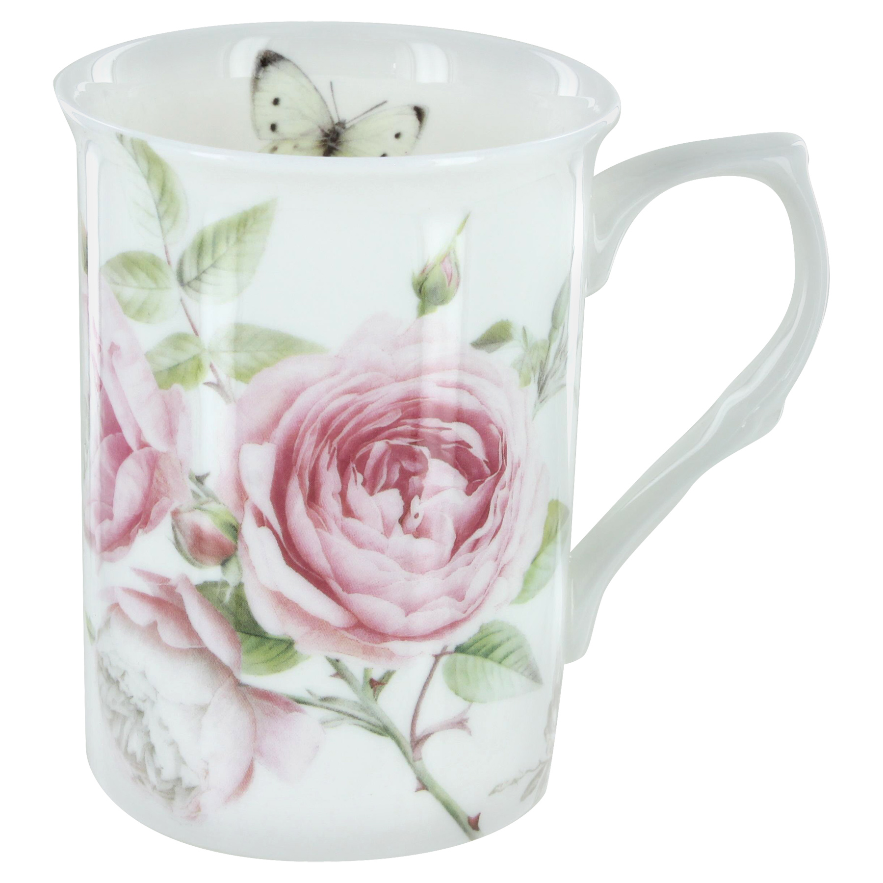 Beau Rose Bone China Can Mug - 10oz - Set of 4 - Walmart.com - Walmart.com