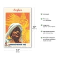 thumbnail image 2 of Ceylon (Sri Lanka) - Devil Dancer - American President Lines - Vintage Ocean Liner Travel Poster by Don Clever c.1950s - Master Art Print (Unframed) 13in x 19in, 2 of 4