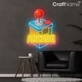 thumbnail image 2 of Craftnamesign Arcade Neon Light for Gaming Club Wall Decor, Gamer Room Wall Art, Gift For Him, Boys Room Decoration, 2 of 5