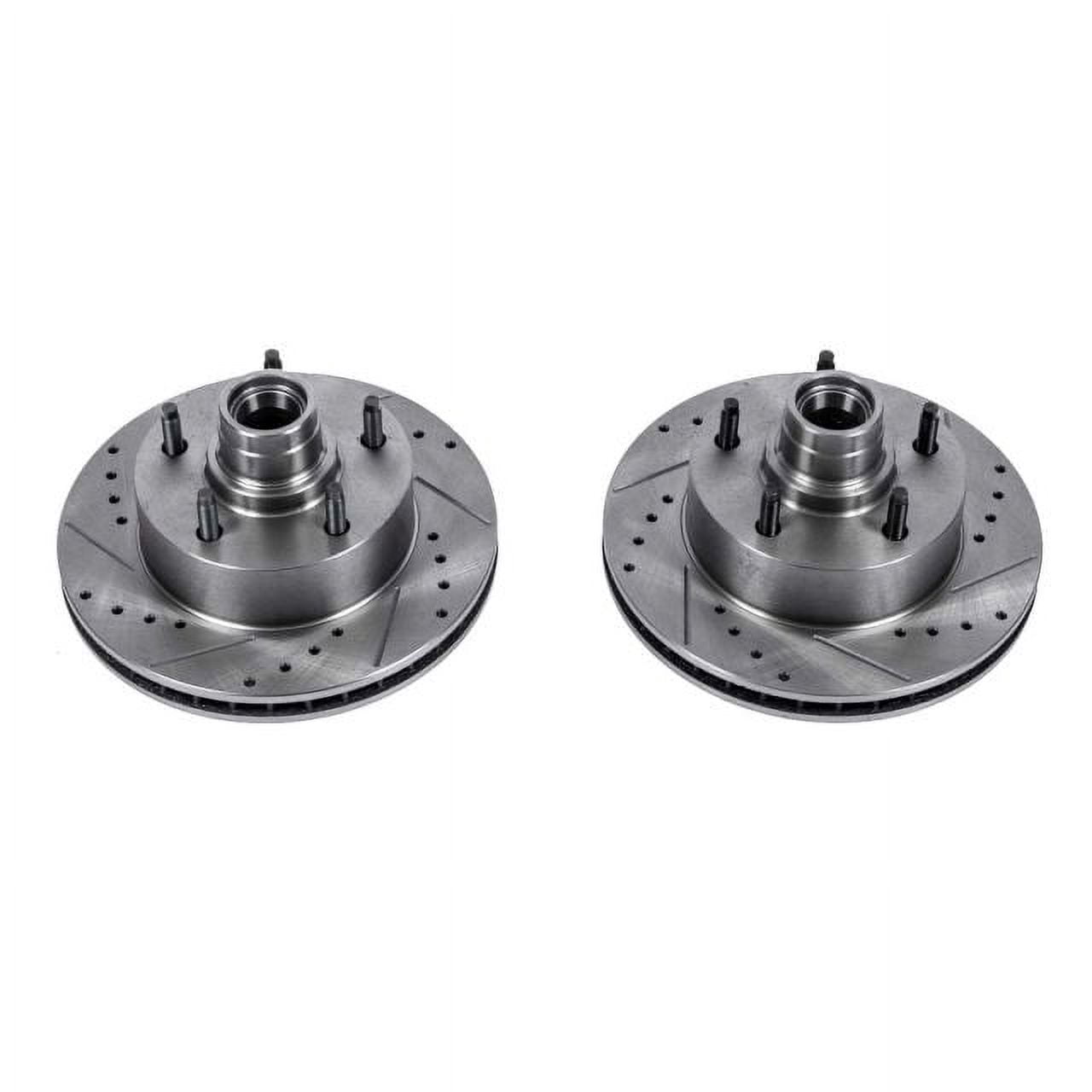 Power Stop AR8539XPR Evolution Drilled & Slotted Rotors -Front