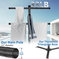 thumbnail image 2 of Toallero Scisum para piscina, 155 cm, resistente, 5 brazos, para exteriores, 2 of 6