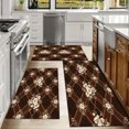 thumbnail image 6 of Kitchen Rugs Sets of 3 Non Slip Washable Kitchen Mats for Floor, Waterproof Kitchen Runner Rug, Floor Mat Carpet for Entryway, Laundry, Sink, Hallway, Bathroom, 6 of 12