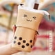 thumbnail image 5 of Lindo estuche para lápices, portalápices de pie, bolsa de maquillaje telescópica, bolsa de cosméticos emergente con cara sonriente Kawaii, estuche de papelería, caja organizadora de oficina para Rojo Verde, 5 of 5