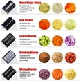 thumbnail image 4 of PQPO Slicer Shredder Grater Attachment For Kitchenaid Stand Mixer with 5 Blades, Compatible with Kitchenaid Mixer Attachments,Cheese Grater Attachments, 4 of 7