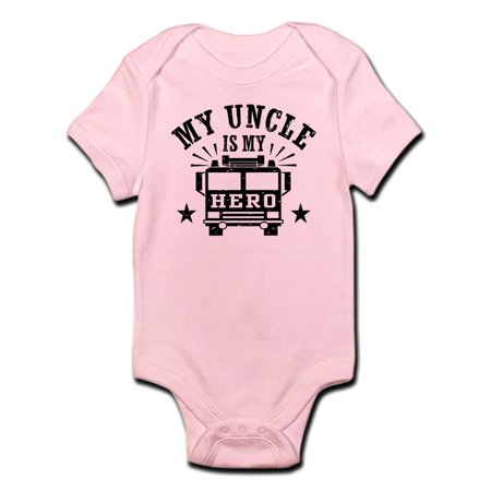 

CafePress - My Uncle Is My Hero Firefighter Infant Bodysuit - Baby Light Bodysuit