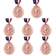thumbnail image 1 of Medalla Ganador 2 Pulgadas Con Cinta para El Cuello Redonda Fiestas Competiciones (cobre), 1 of 4