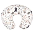 thumbnail image 1 of Funda de almohada de lactancia Hukapapa, funda de almohada elástica adecuada para madres lactantes, diseño de doble cara, oso cedro, 1 of 5