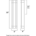 thumbnail image 2 of Maxim 55577 Moon Ray 30" Led Wall Sconce, 2 of 2