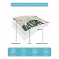 thumbnail image 5 of Quilts Queen Size Bedding Set, Monstera Leaves Lightweight Quilted Comforter, Summer Green Tropical Plants Leaf Beige Soft Reversible Bedspread Coverlet with Pillow Covers for All Season, 90" x 96", 5 of 7