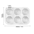 thumbnail image 4 of Molde de silicona para pastel Billuyoard 6 rejillas decoración de chocolate, 4 of 6