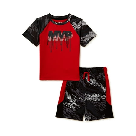 

Athletic Works Toddler Boy Active T-Shirt and Shorts Set 2-Piece Sizes 12M-5T
