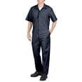 thumbnail image 1 of Dickies Mens FLEX Short Sleeve Coveralls, XL Regular, Dark Navy, 1 of 4