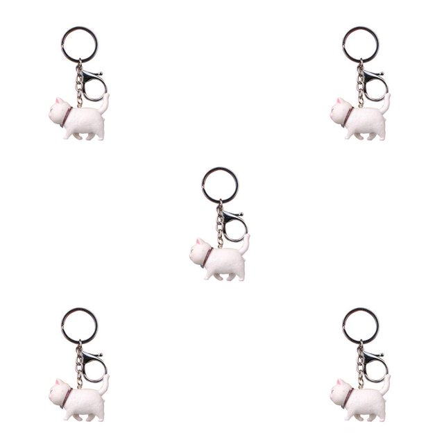 Llavero con colgante de bolsa de animales de dibujos animados Minnieouse 5piezas CBP218300