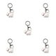 thumbnail image 2 of Llavero con colgante de bolsa de animales de dibujos animados Qarigey 5piezas CBP218300, 2 of 6