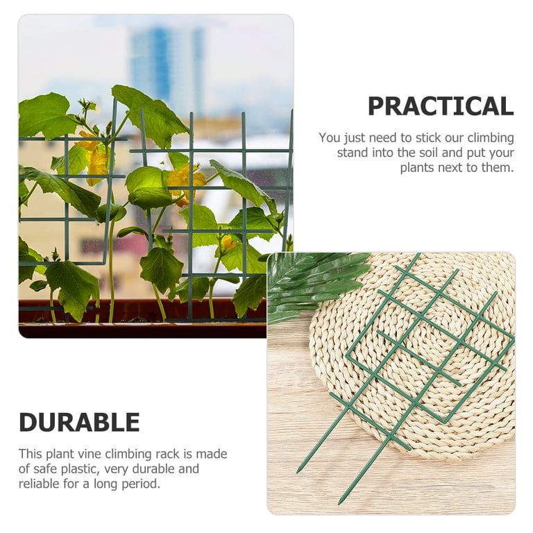 WHAMVOX 4 Pcs Plant Support Frame Pot Wisteria Planter Plants Green -  Walmart.com