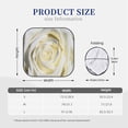 thumbnail image 3 of Haiem White Rose Car Windshield Sun Shade (2 Pieces) Foldable Windshield Sun Shade Car Accessories for Truck SUV Pickup-Large, 3 of 7