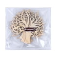 thumbnail image 3 of Miangastore 10Pcs Tree Shape Craft Blanks Wood Color for Scrapbooking and Table Decor, 3 of 8
