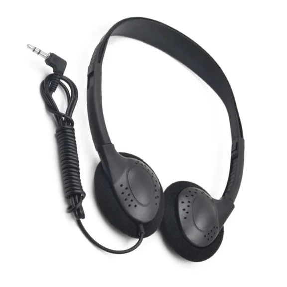 Head-Mounted Computer Headset 3.5Mm Wired Gaming Noise Canceling Earphone Stereo