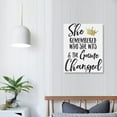 thumbnail image 4 of ONETECH She Remembered Who She Was And the Game Changed Wall Art &amp; Decor - Inspirational Positive Quotes Decor - Encouragement Gifts for Women, Teen Girls  16x20 in, 4 of 5
