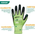 thumbnail image 3 of 3 Pairs Kebada Kids Gardening Gloves Bulk Pack, Eco-Friendly Toddler Work Gloves for Ages 3-9, 3 of 7