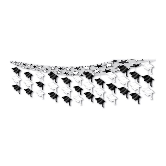 Graduate Cap Ceiling Decor 12" X 12' - 6 Pack (1 Per Package)